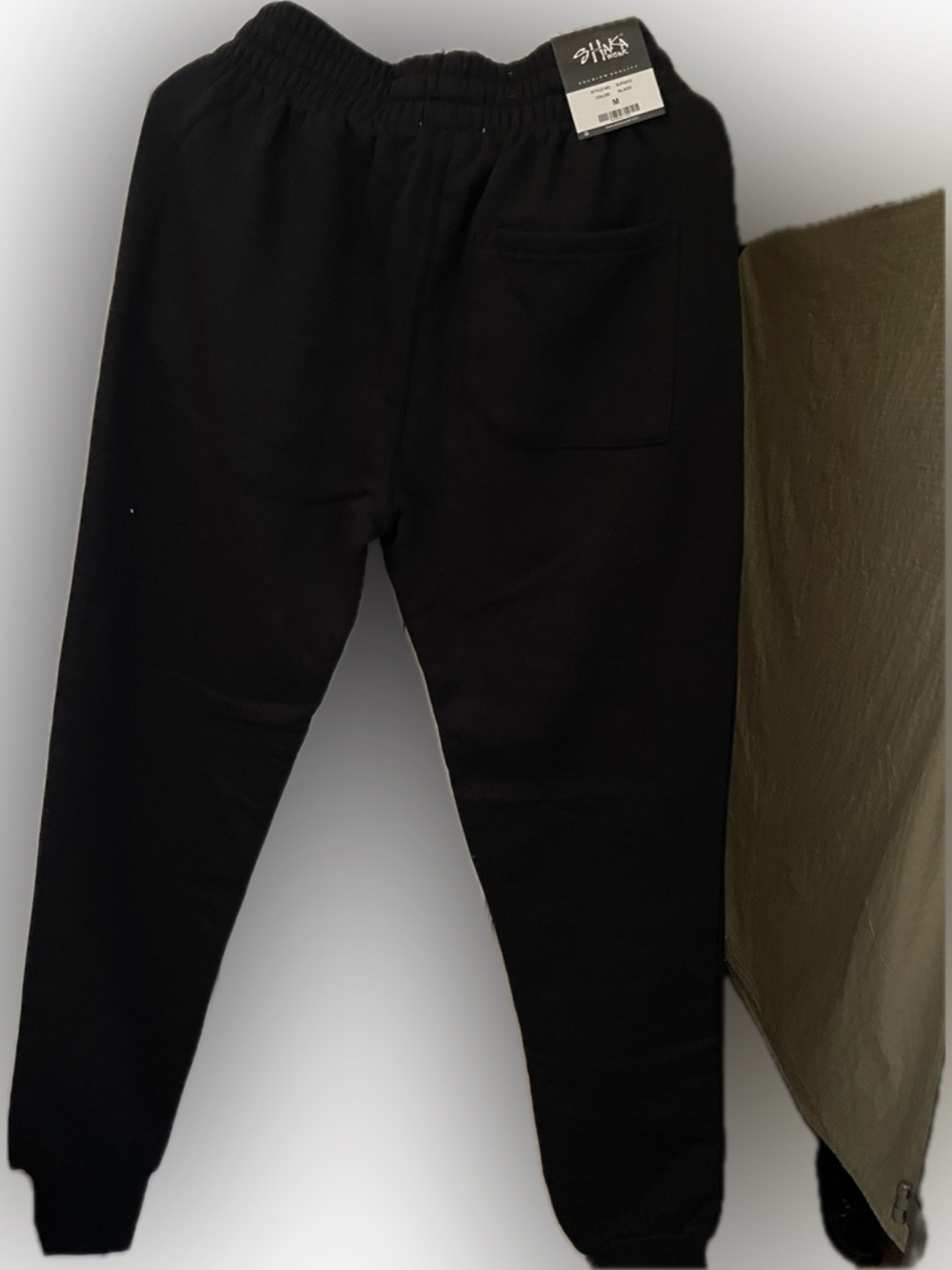 Women’s Black Jogger Pants with Drawstring Waist